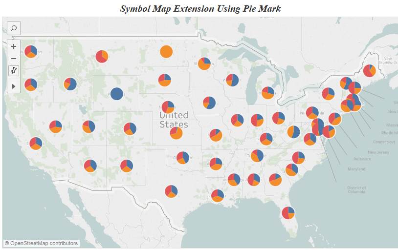 Tableau Pie Chart On Map